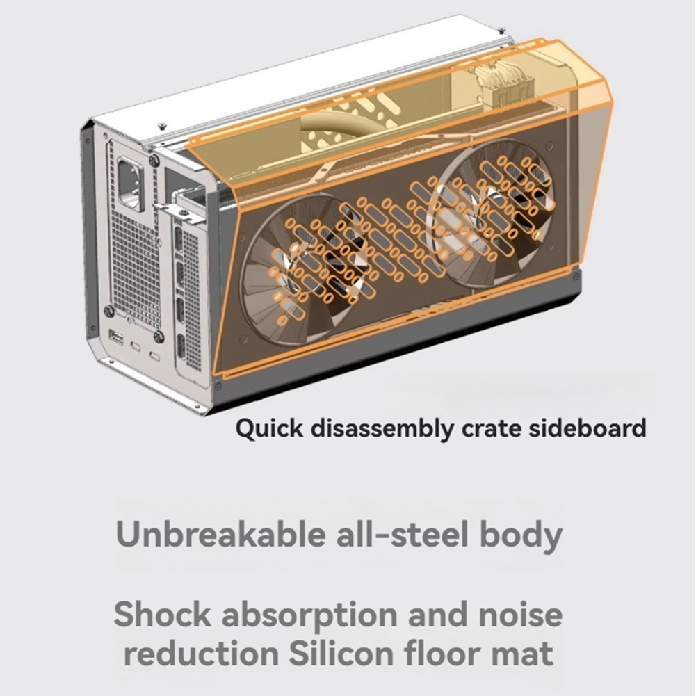 M05K Frame Case Chassis for TH - Oculink Egpu Mini Pc recension och pris