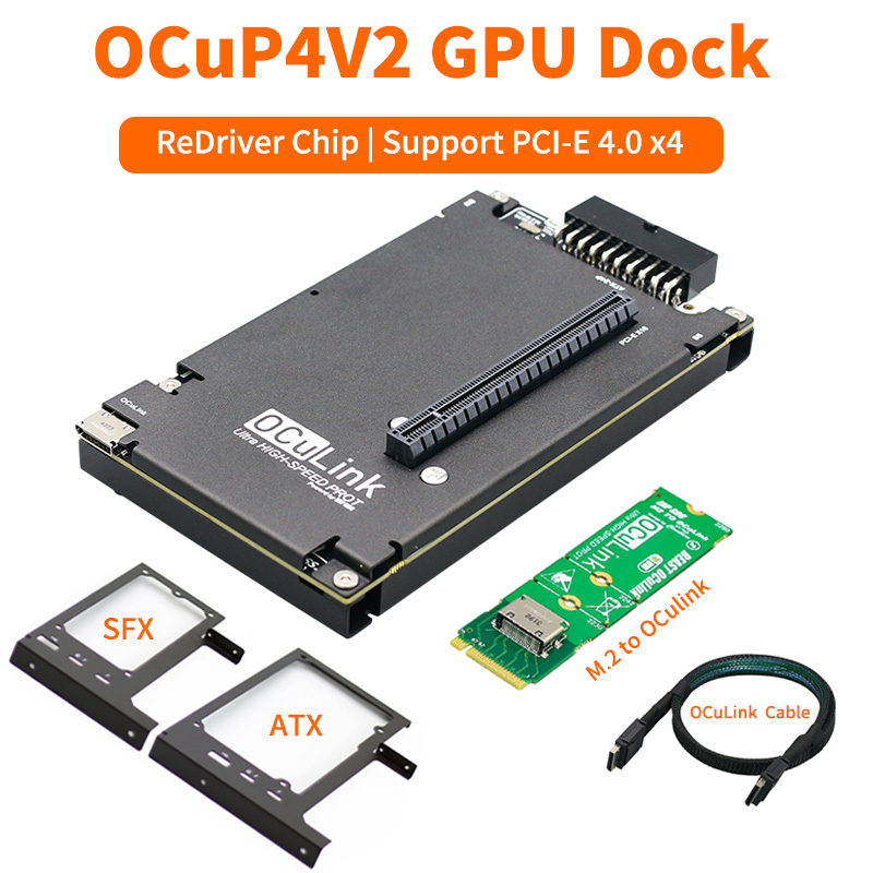 OCuP4V2 OCuLink GPU Dock ReDri - Oculink Egpu Mini Pc recension och pris