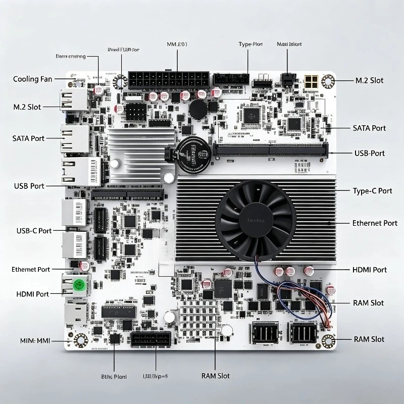 DDR5 RAM, Dual M.2 NVMe, 10Gbp - Nas Motherboard 8 Sata Mini Itx recension och pris