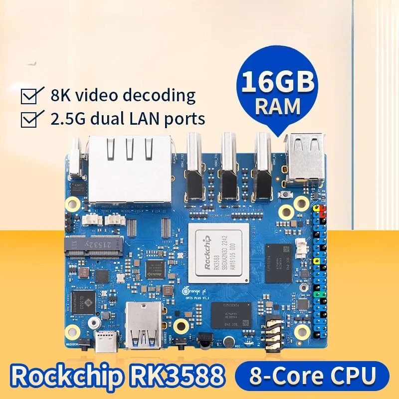 16G R-AM Single Board Computer - Orange Pi 5 Plus 16Gb recension och pris