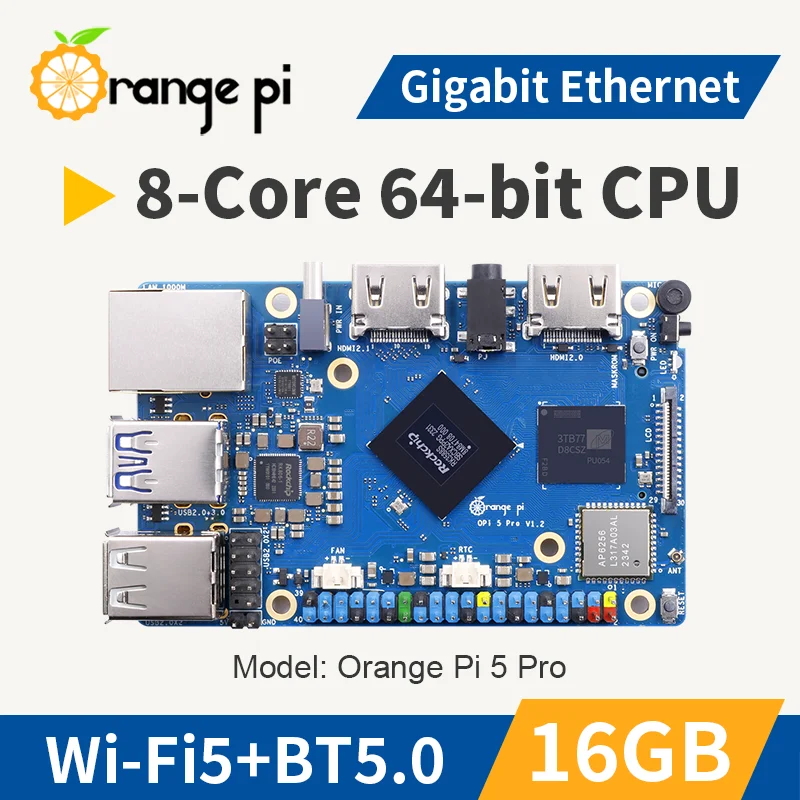 Orange Pi 5 Pro 16GB RAM Rockc - Orange Pi 5 Plus 16Gb recension och pris